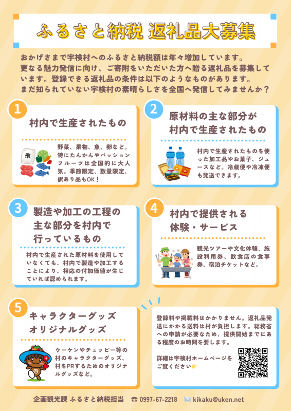 返礼品大募集